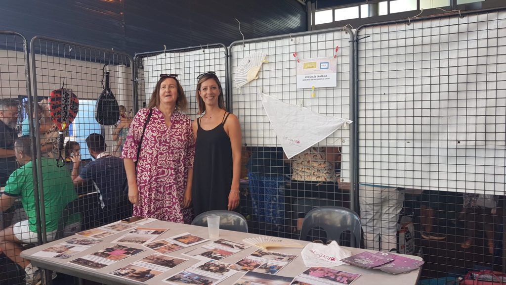 association gardoise au féminin : première participation de Regard Ô Féminin au Forum des associations de Bagnols sur Cèze